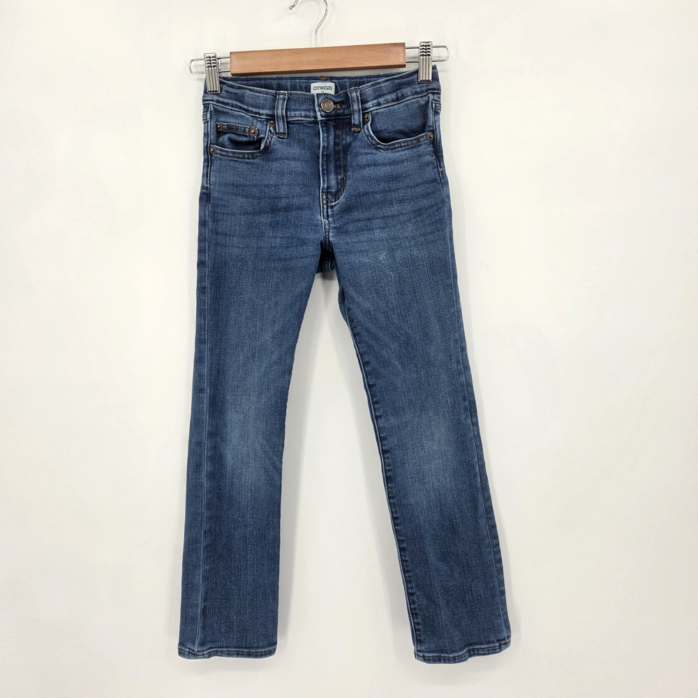 J Crew Crewcuts Boys Slim Fit Flex Jeans Athletic Adjustable Waist Casual Size 8